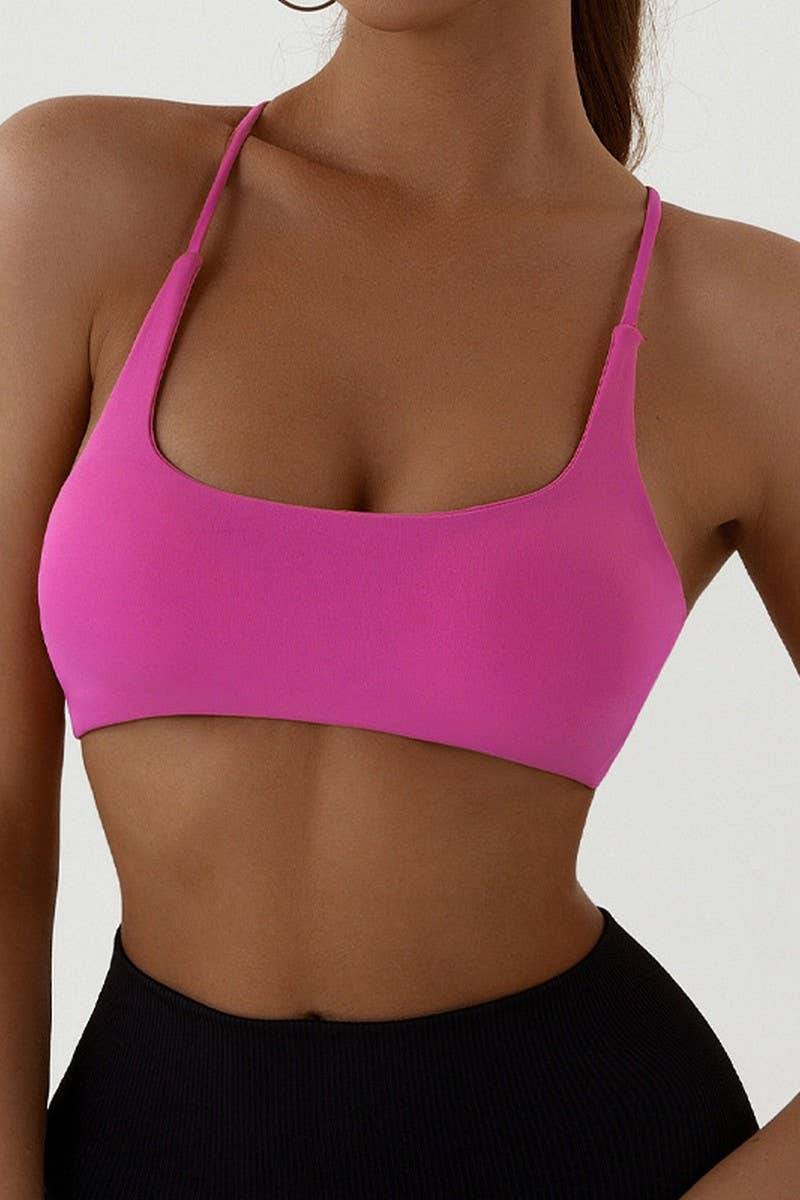 CWMU0510_RUNNING SPORTS FITNESS BACK BEAUTY YOGA BRA