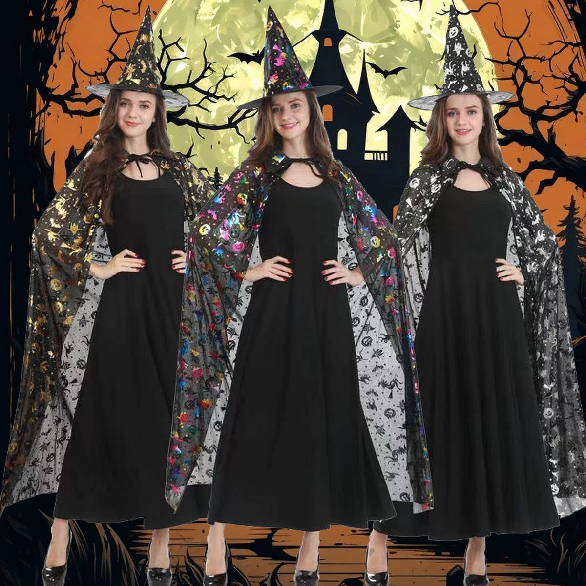 CWMM9545_HALLOWEEN BONUS PARTY HAT CAPE