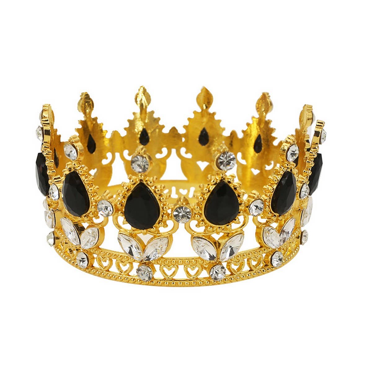 FLOWER CAKE DECORATION WEDDING CRYSTAL TIARAS