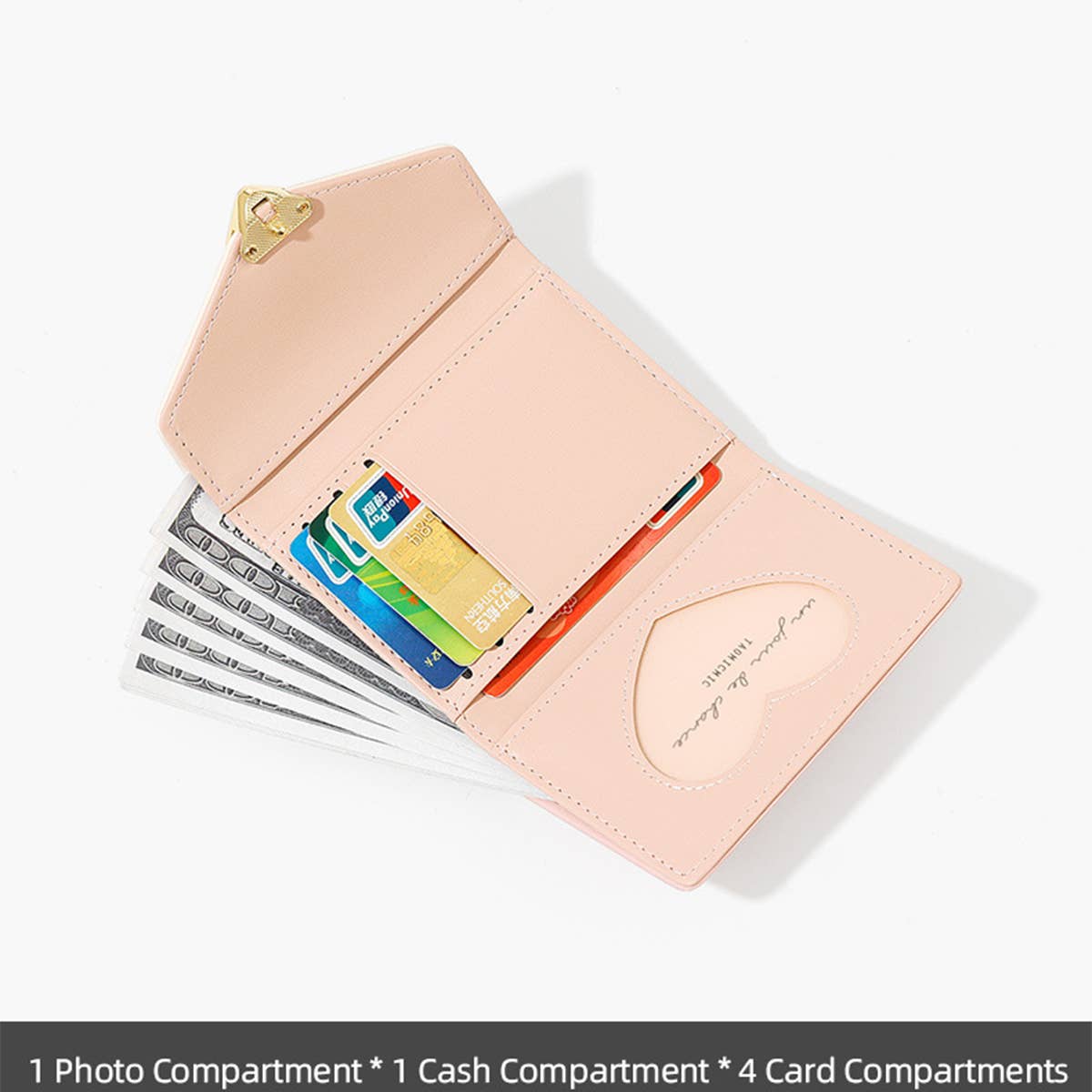 CUTE PRINT MULTIFUNCTIONAL FOLDING WALLET_CWAB1631