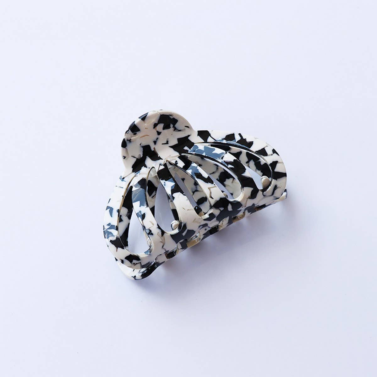 Pumpkin Hair Claw, 8.8cm Large Retro French Clip_CWAHA2610