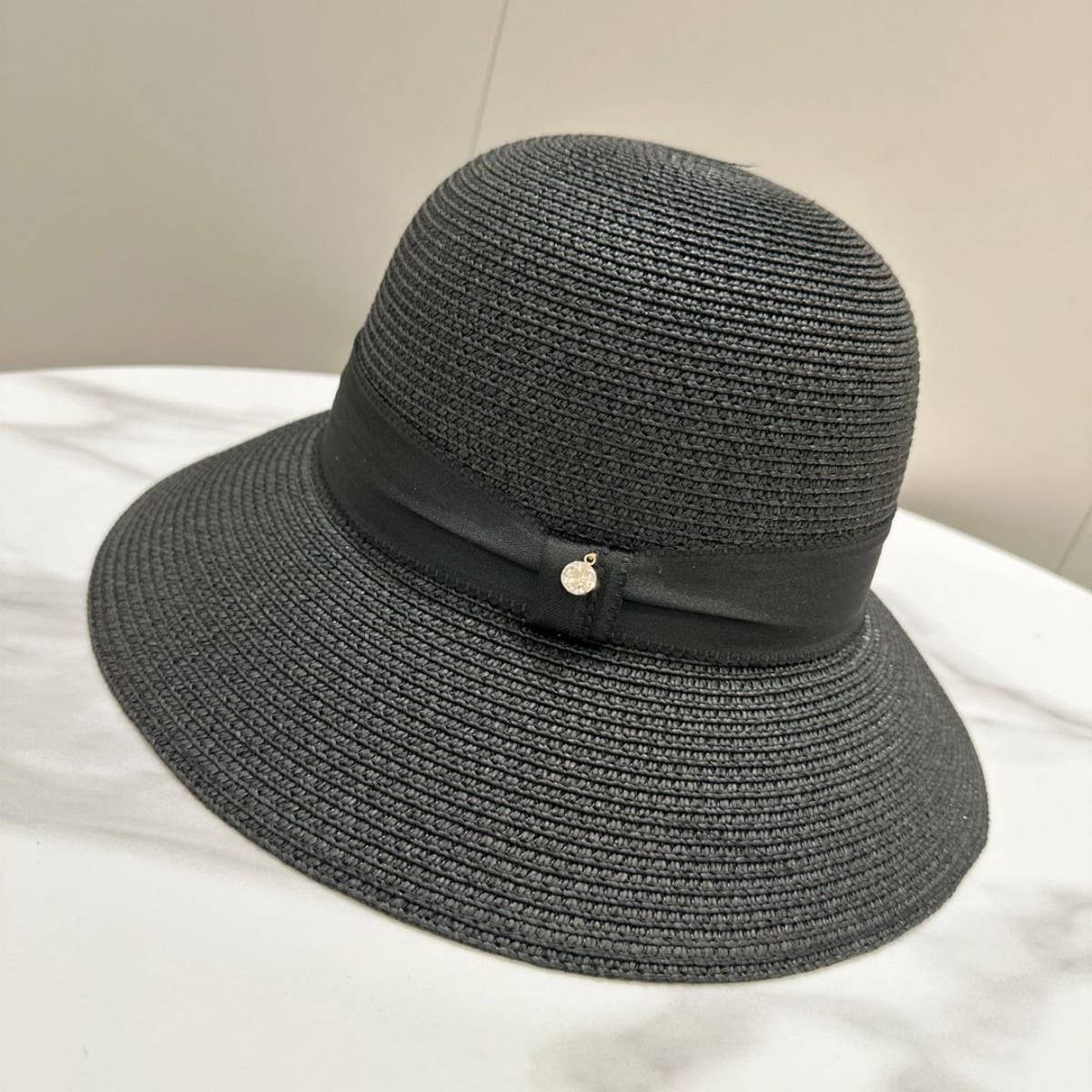 Summer outdoor beach vacation sun hat_CWAH3597