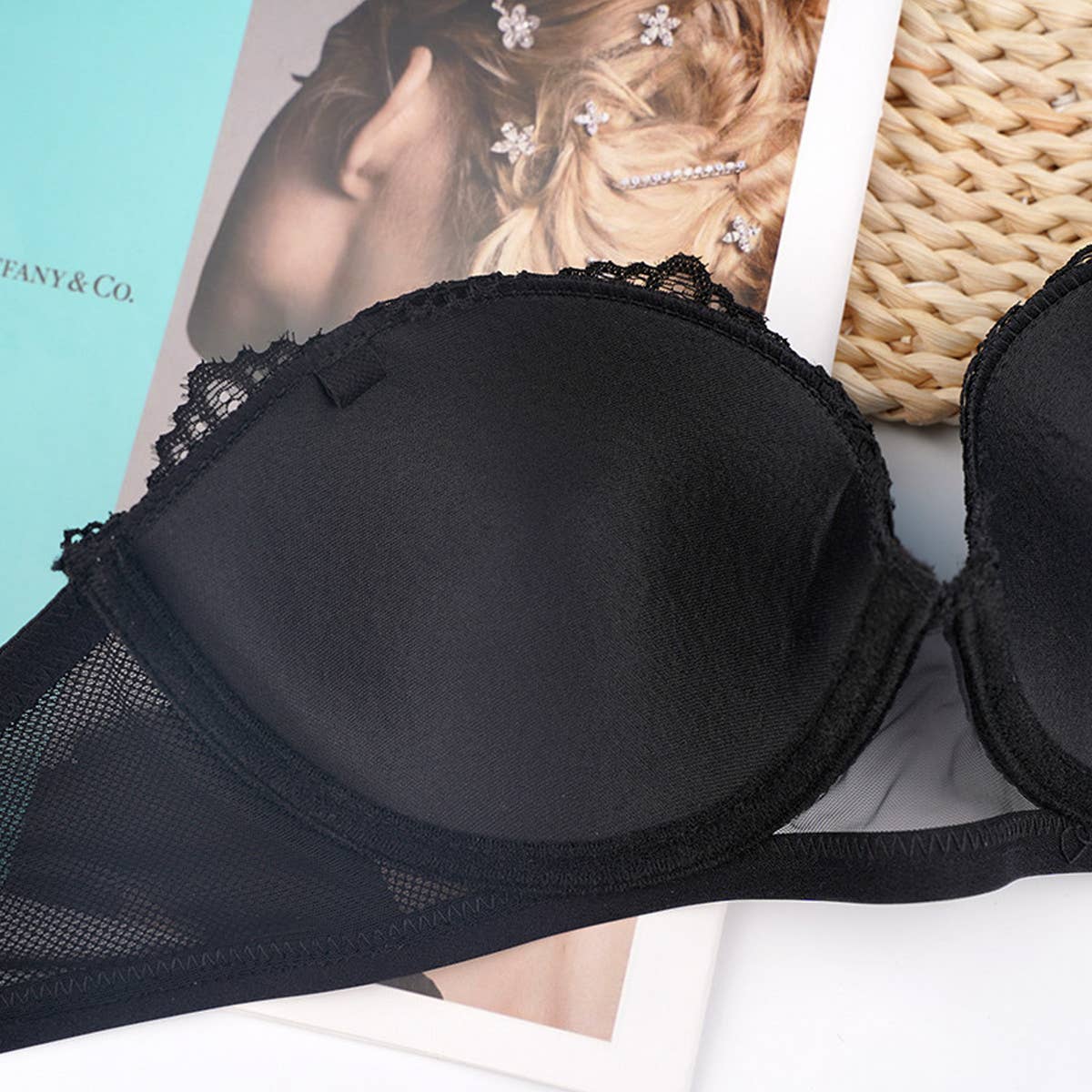WOMEN FASHION SEXY LACE ADJUSTABLE BRA