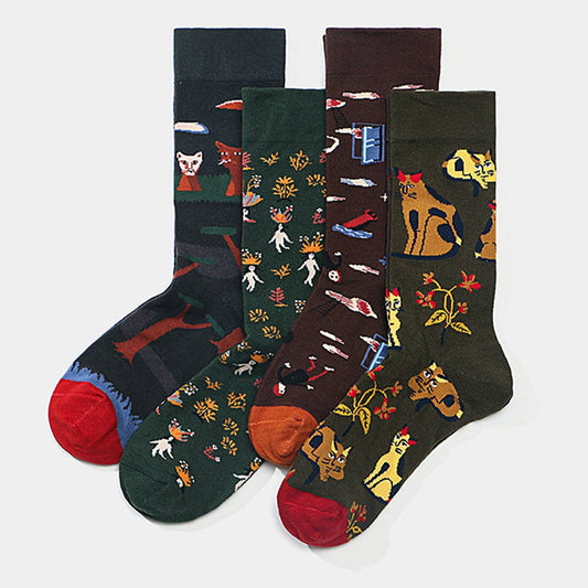 PATTERN SKATEBOARD SOCKS FOR  ANIMALS_CWMS0168