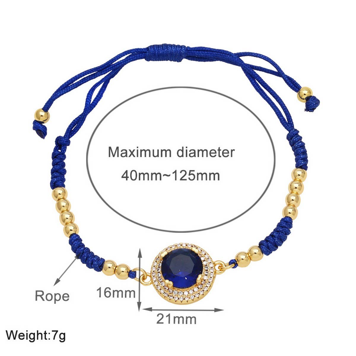 SET WITH COLORED ZIRCON BRACELET