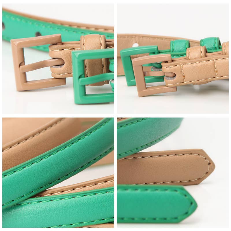 Fashionable versatile trendy dopamine women belt