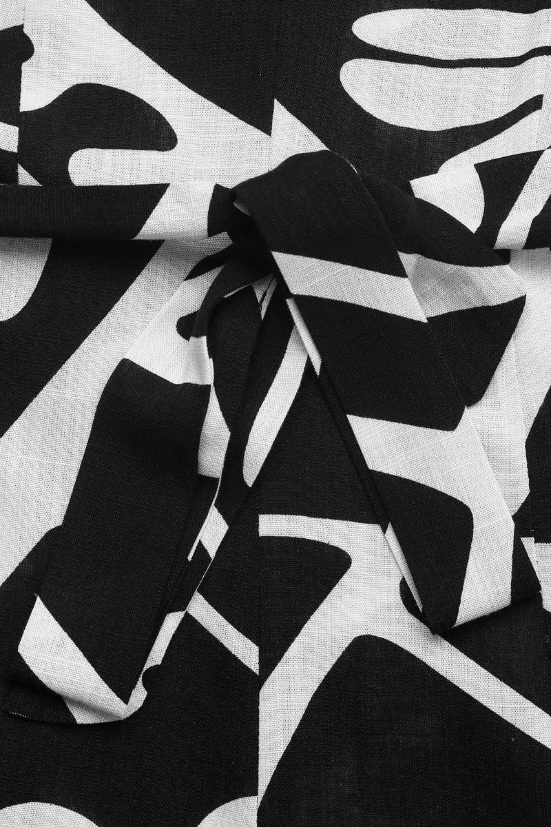 CWSJS1690_SLEEVELESS V-NECK PRINTED WORK JUMPSUIT