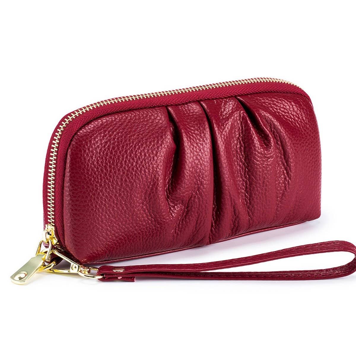 TOP LAYER COWHIDE FASHIONABLE LONG LEATHER WALLET_CWAB3781