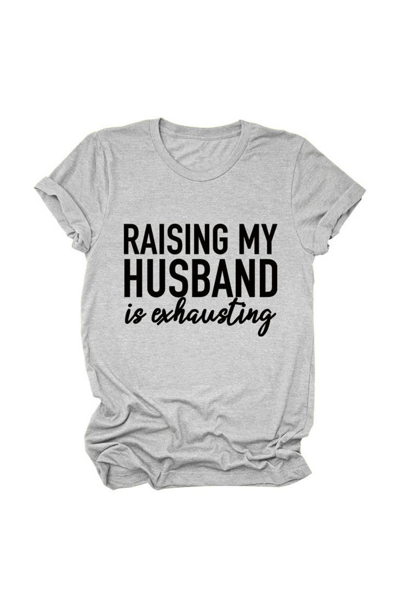 CWTTS1550_WOMEN'S SIMPLE LETTER PRINT ALL-MATCH T-SHIRT