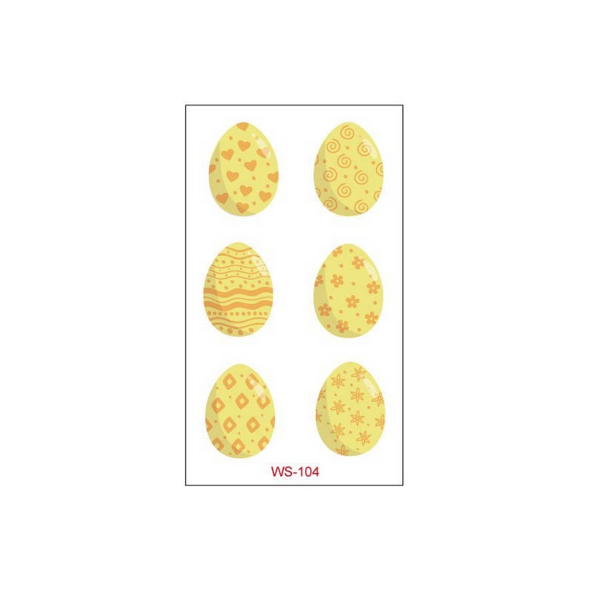 Easter Egg & Bunny Tattoos ? Kids Waterproof Set