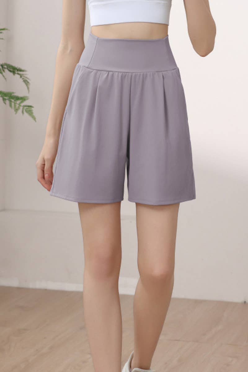 CWBSS0448_SUMMER LOOSE RUNNING YOGA SHORTS CYCLING PANTS