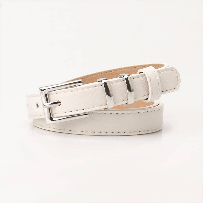 Fashionable versatile and simple button-down belt