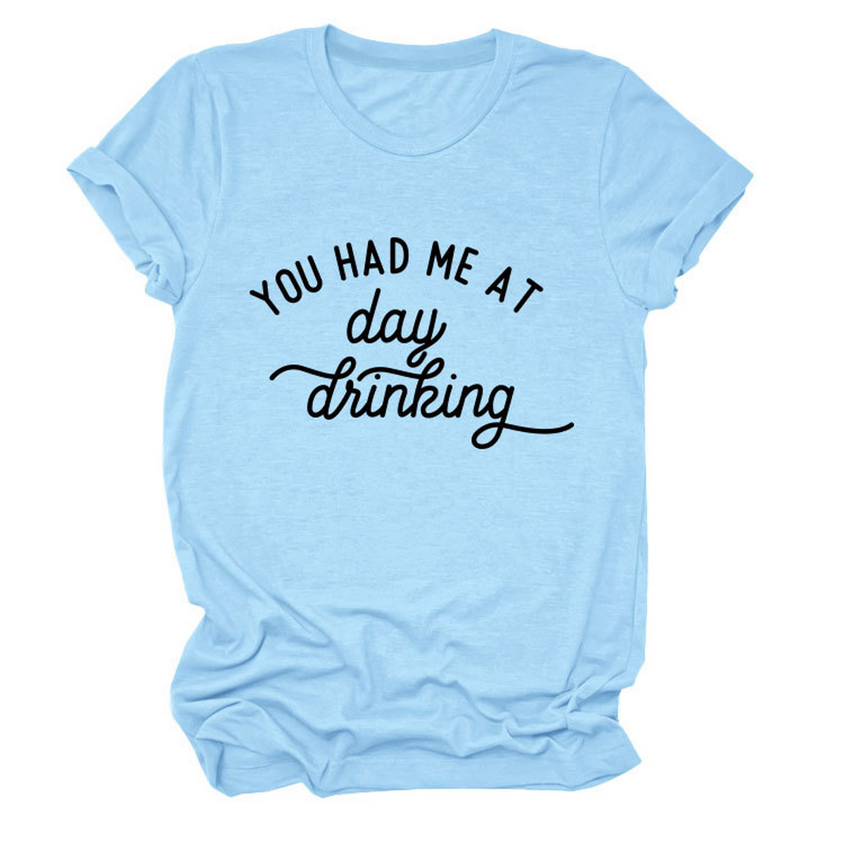 Women?™s Summer Tee Day Drinking Quote Shirt_CWTTSL0491