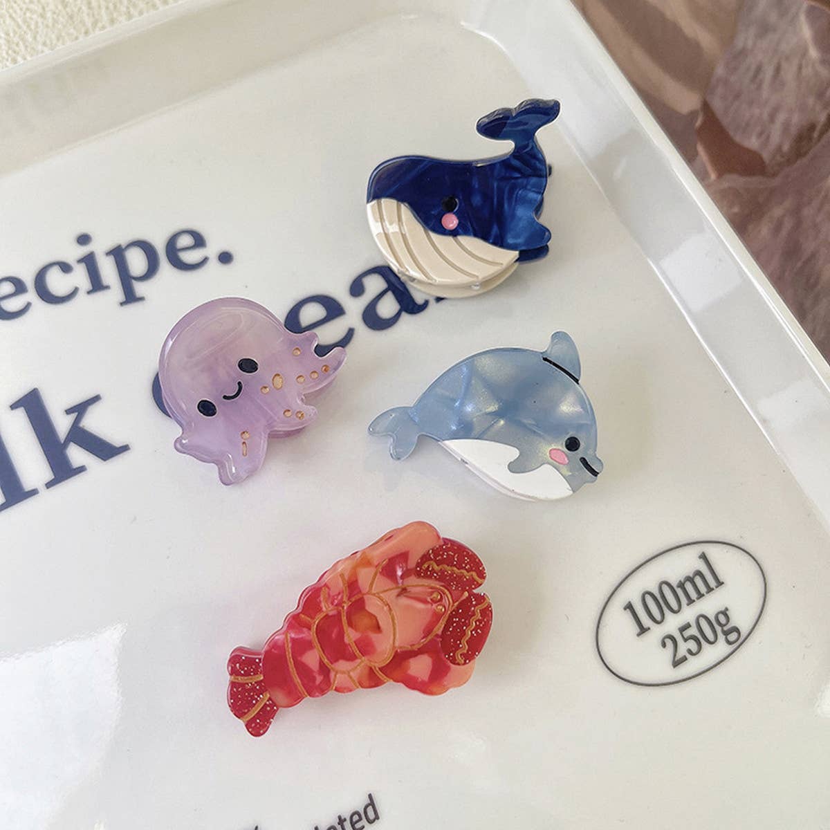 Mini Ocean Animal Hair Claw - Cute Acetate Clip_CWAHA1325