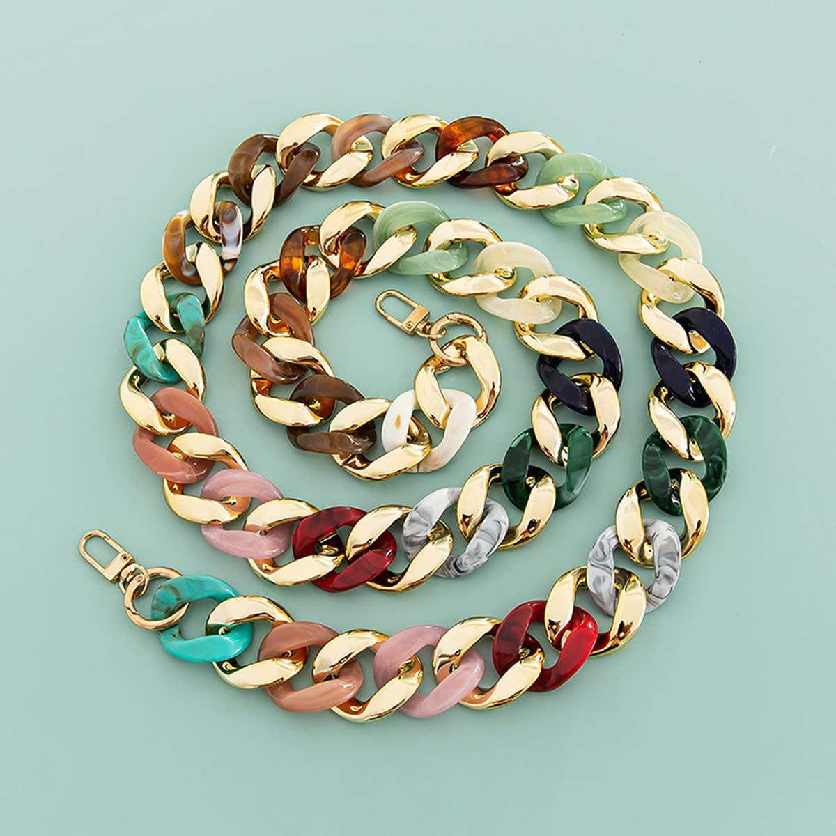 47.24"Mixed-Color Bag Chain,Phone Case Strap_CWMM5091
