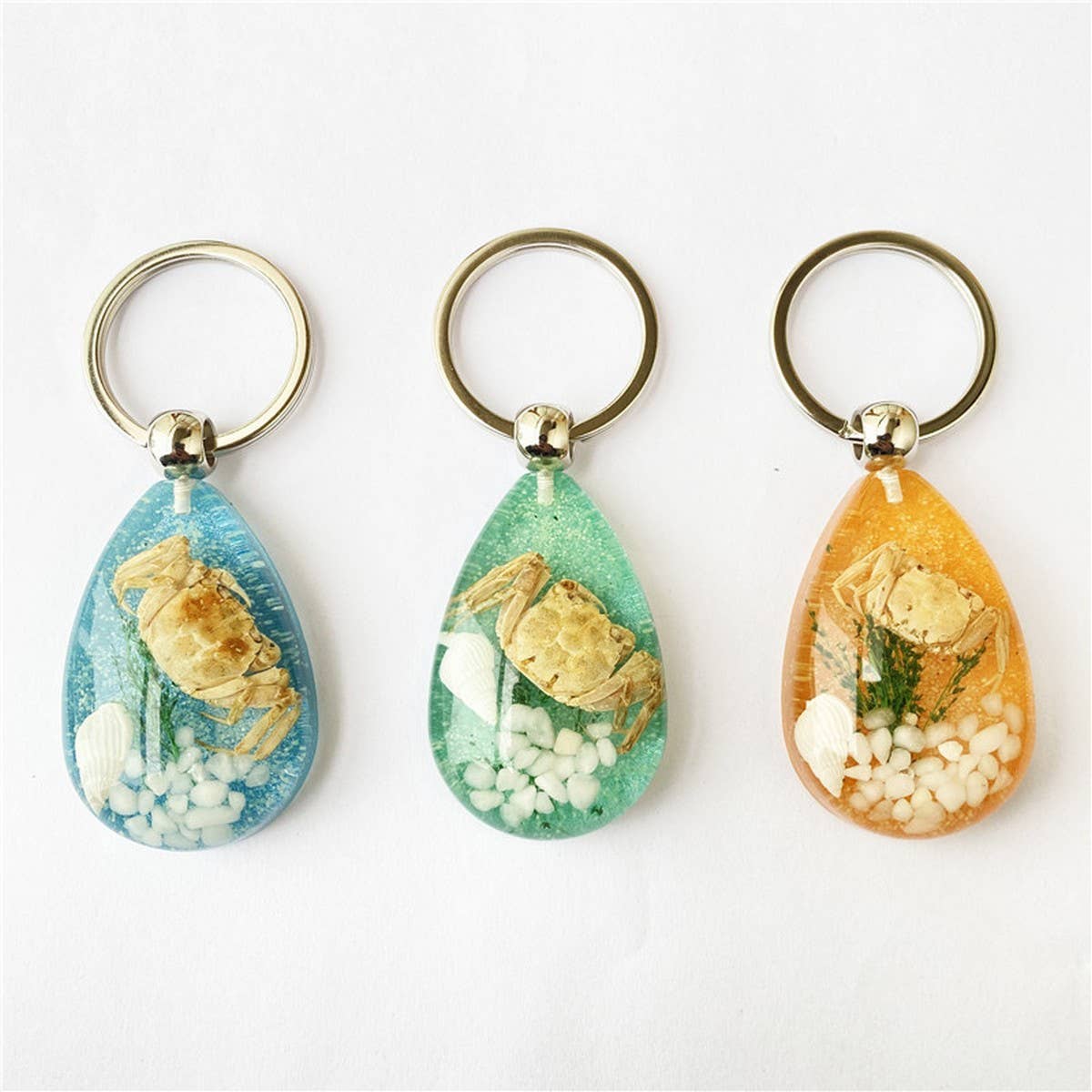 NEW LUMINOUS CRAB OCEAN CAR KEYCHAIN PENDANT