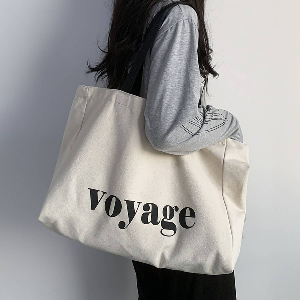 LARGE CAPACITY YOGA SHOULDER CANVASBAG_CWAB2122