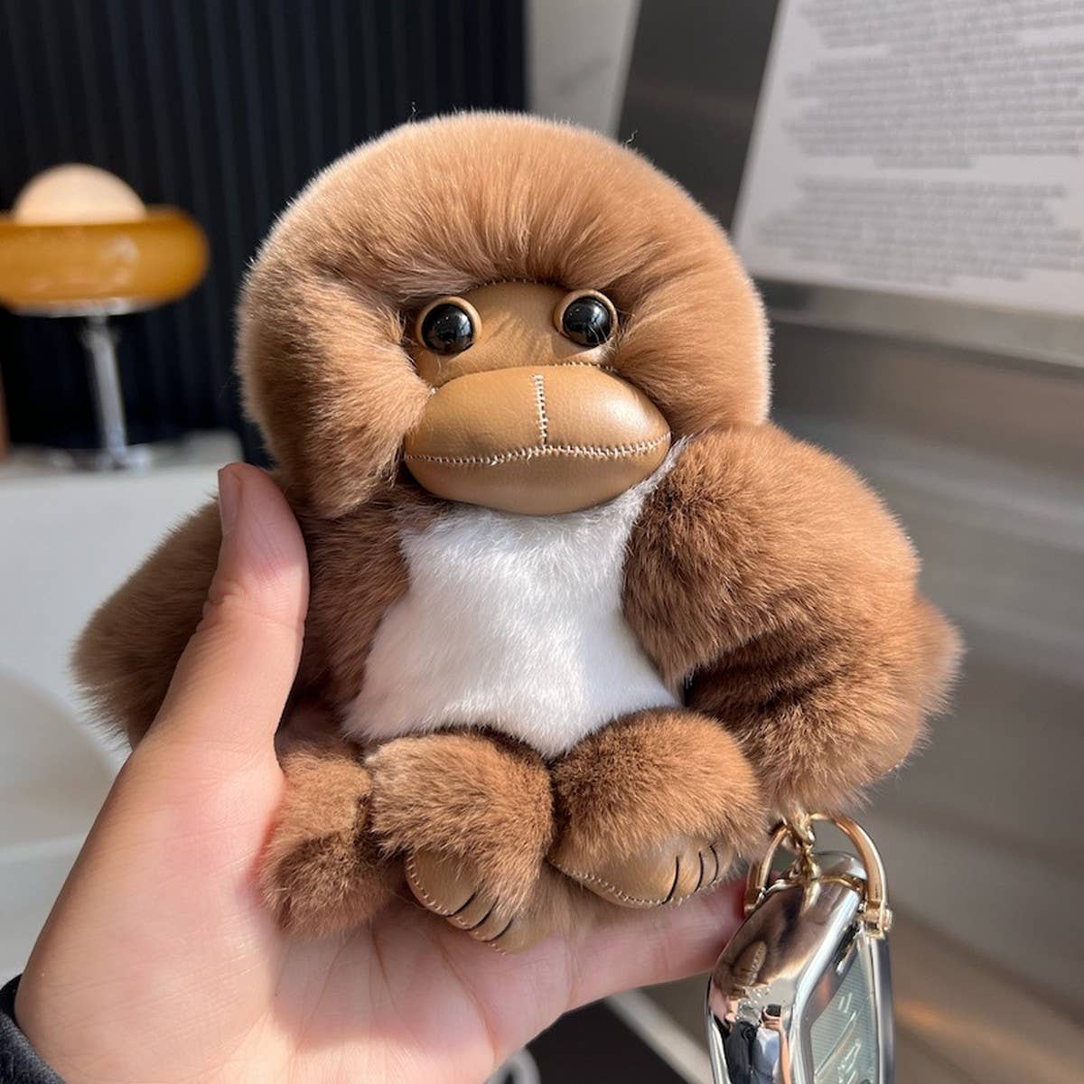 NEW CUTE PRUSSIAN MONKEY CAR KEYCHAIN PENDANT