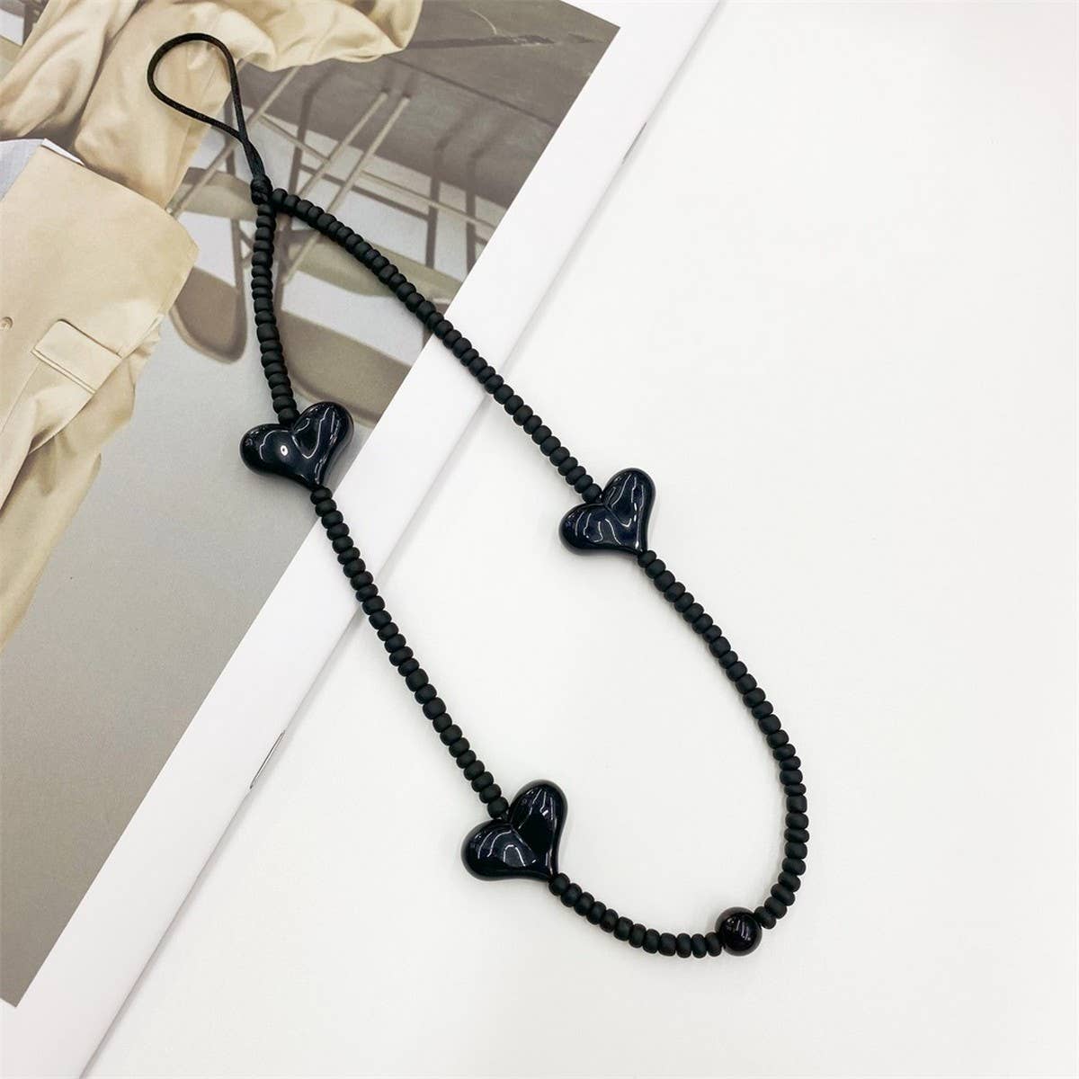 CWMM8719_HIGH-END LOVE ANTI-LOST MOBILE PHONE CHAIN