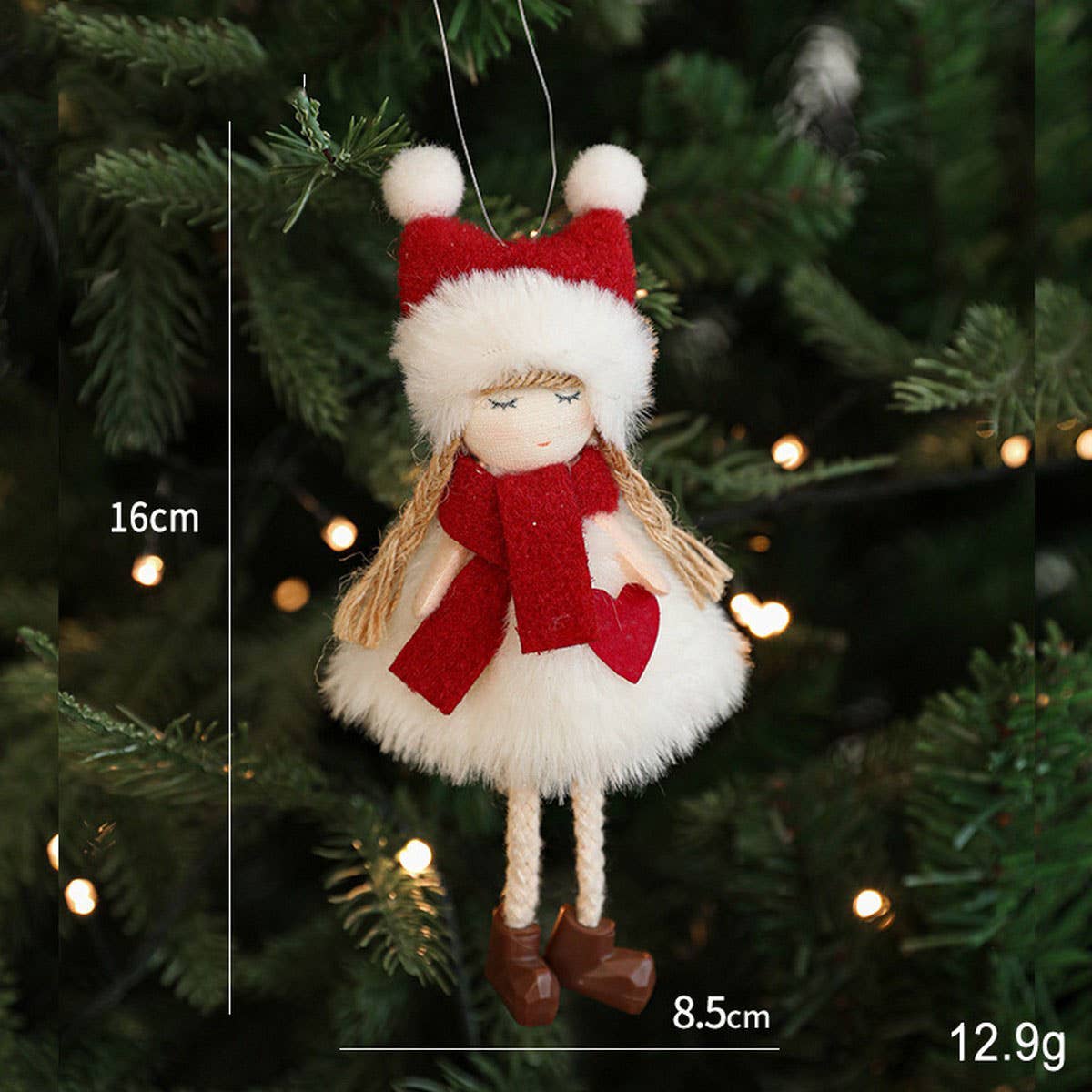 Plush Xmas Snowman Tree Hanging Ornament Decor_CWMM9674