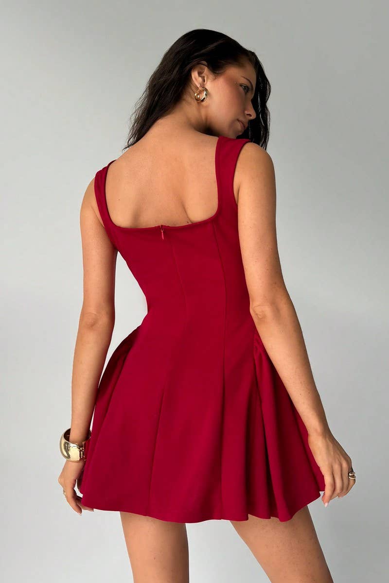 CWDSD7855_BACKLESS SLEEVELESS BODYCON CAMI DRESS
