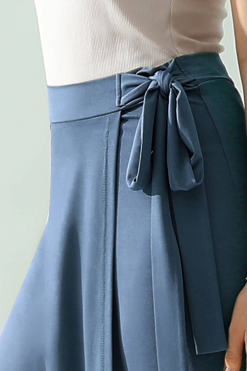 CWBLS117-P_High Waisted Maxi Wrap Skirts with Slit