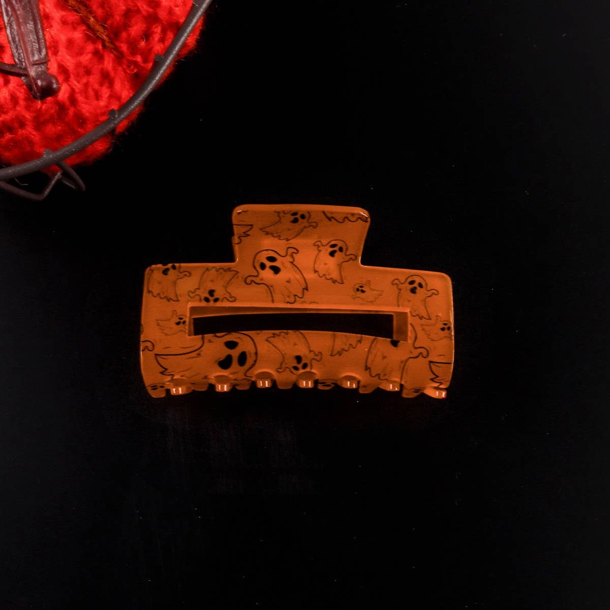 CWAHA1618_HALLOWEEN FUN RECTANGLE HAIR CLAW CLIP