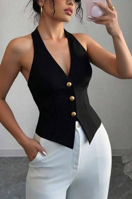 CWTTSL0442_SUMMER SEXY TEMPERAMENT HALTER NECK VEST