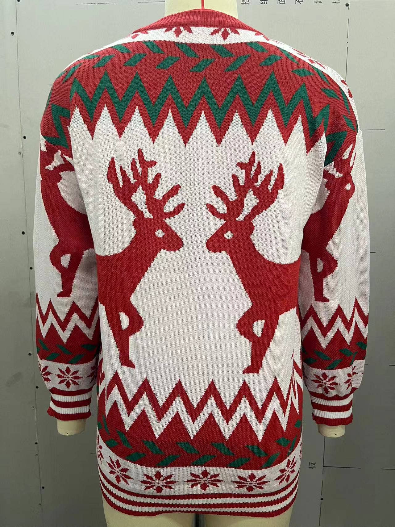 Christmas round-neck pullover knitted sweater