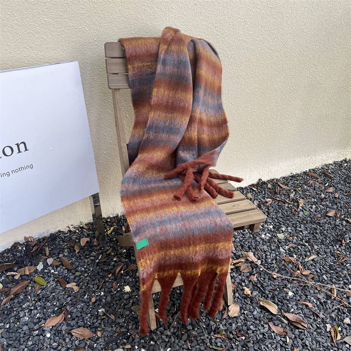 Vintage Scarf - Cute Winter Neck Wrap for Students