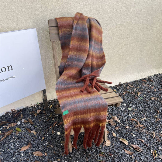 Vintage Scarf - Cute Winter Neck Wrap for Students