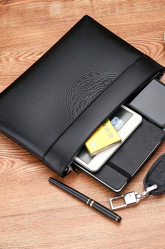 SOFT LEATHER CLUTCH HANDBAG_CUAB0052