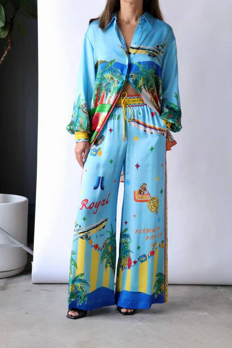 CWSS1233_FASHION PERSONALITY LOOSE CASUAL TWO-PIECE