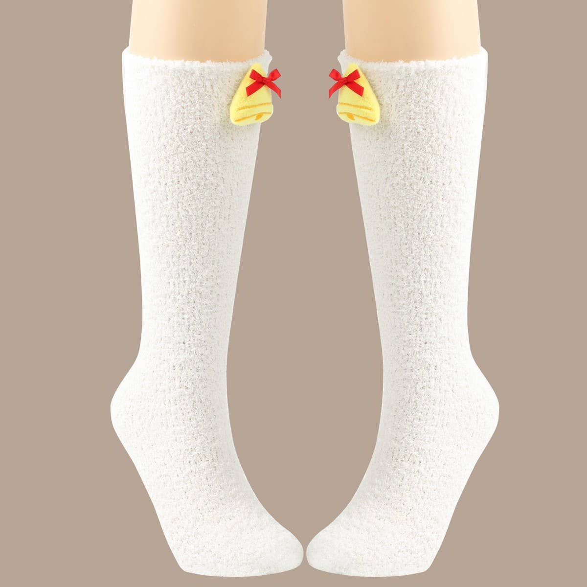 CWMS02684_CHRISTMAS KNEE HIGH SOCKS WARM LEG WARMERS