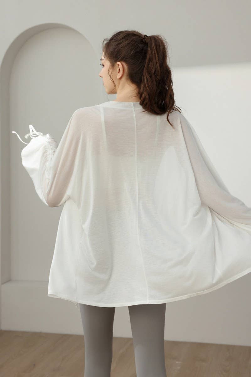 CWOCAL2258_LOOSE LONG-SLEEVED SUN-PROTECTIVE FITNESS CLOTHES