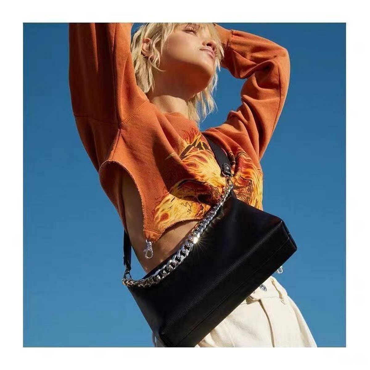 SIMPLE AND VERSATILE FASHION CHAIN SHOULDER BAG_CWAB3441