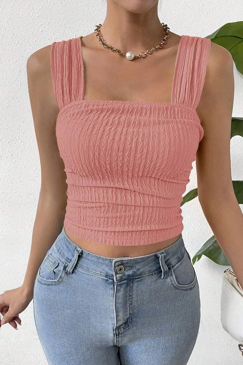 CWTTK1180_SQUARE NECK STRAP CROP TANK TOP