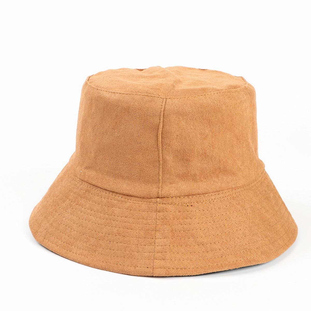 CWAH1524_SUEDE SOLID COLOR REVERSIBLE BUCKET HAT
