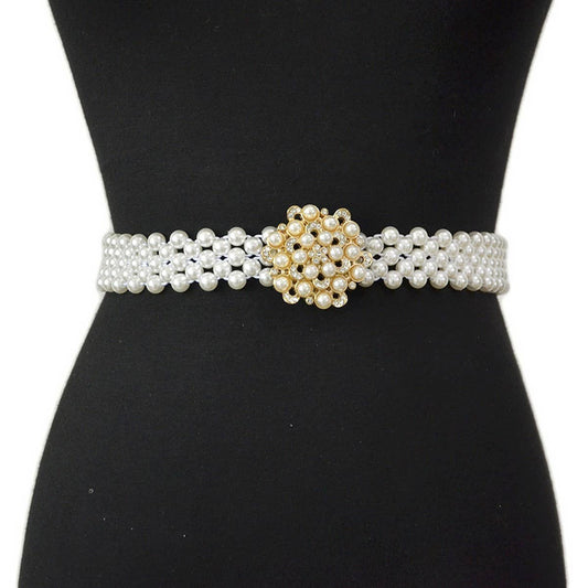 WOMEN'S STRETCH PEARL ELASTIC WAIST CHAIN_CWABE0522