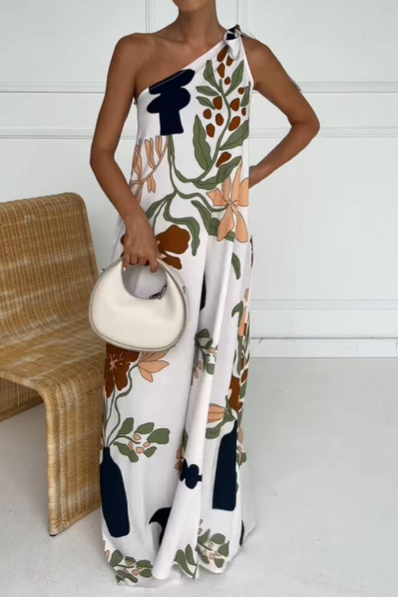 CWDMD5989_SUMMER OFF-SHOULDER TIE FRENCH ELEGANT LONG SKIRT