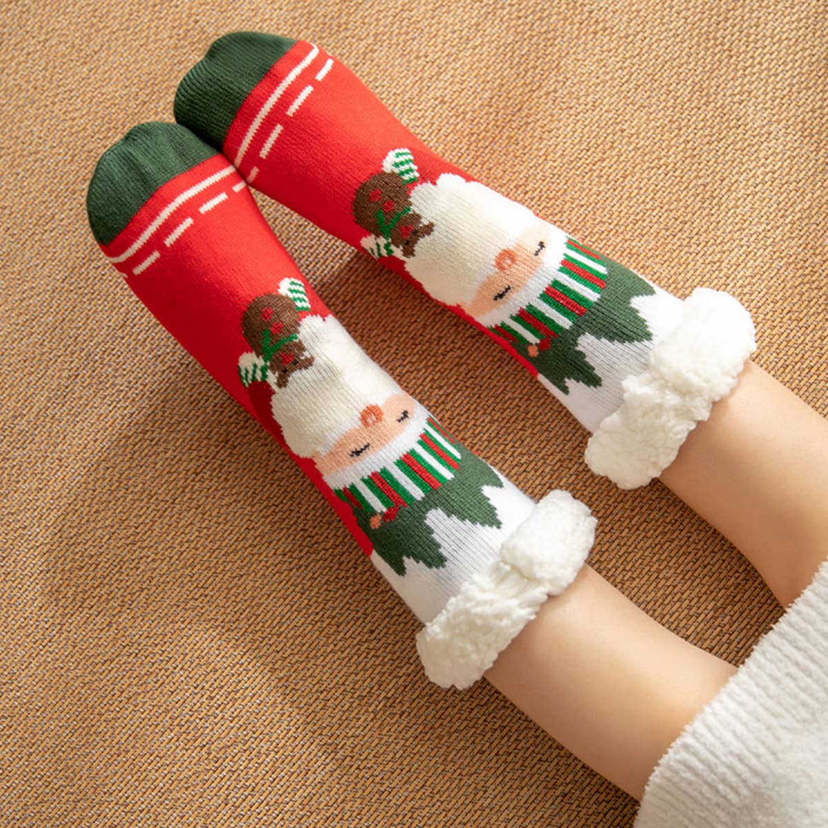 SANTA FUZZY INDOOR SLIPPER SHOES