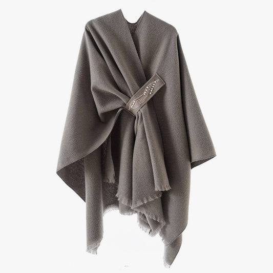 NEW STYLE DIAMOND SHAWL DESIGN SOLID COLOR SHAWL_CWMS1156