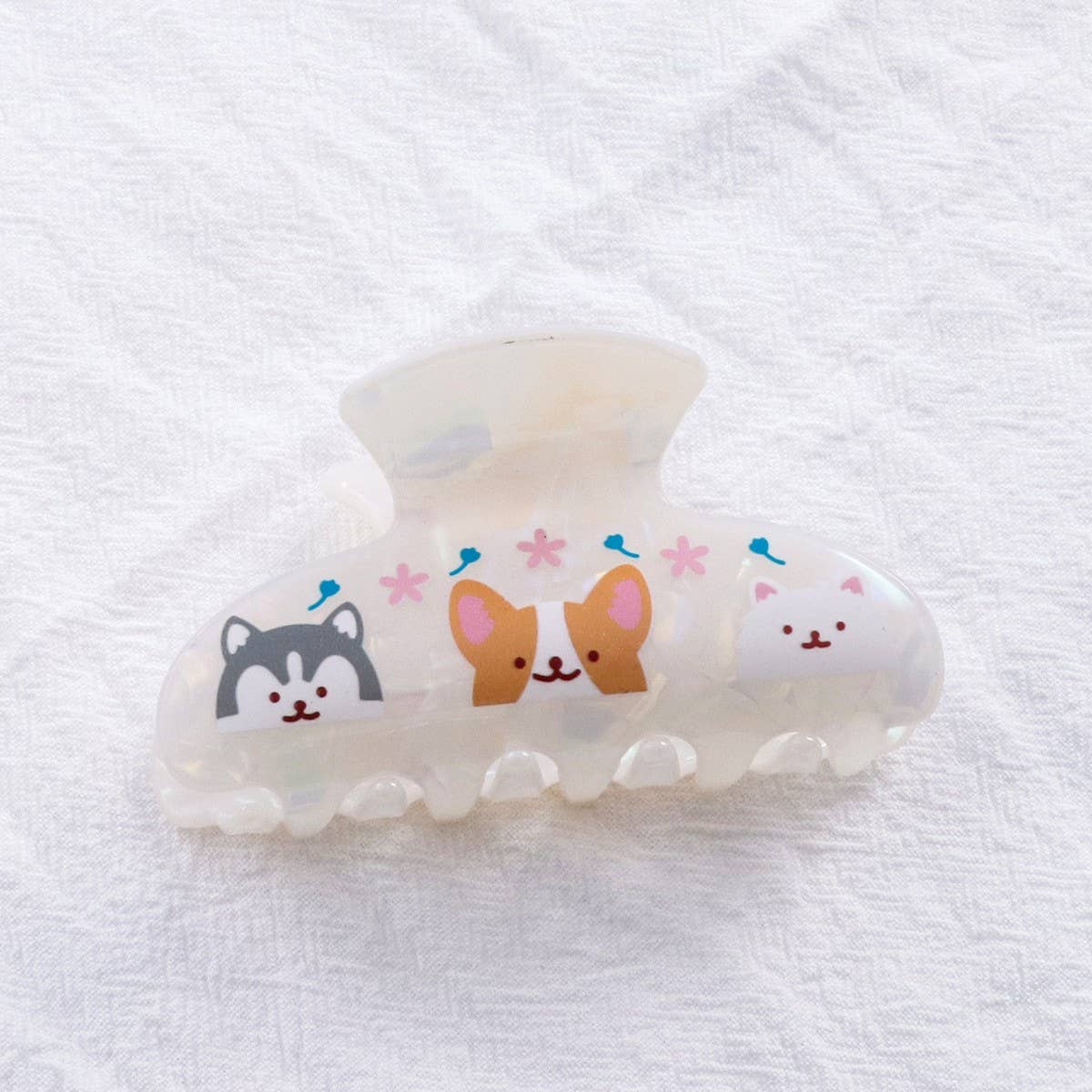 CWAHA5145_SIMPLE SWEET AND CUTE ANIMAL PRINT HAIRPIN