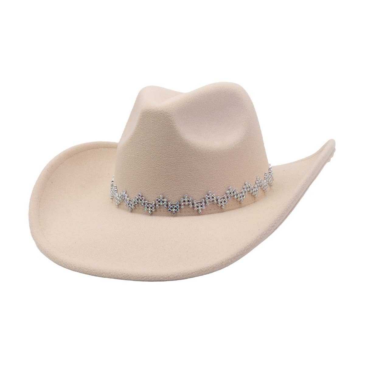 Men & Women  Felt Cowboy Western Fedora_CWAH04436