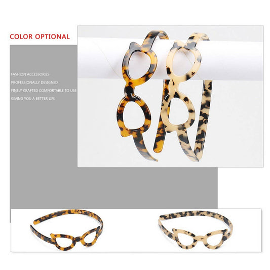 FUNNY HEADBAND GLASSES FRAME ACETATE HEADBAND