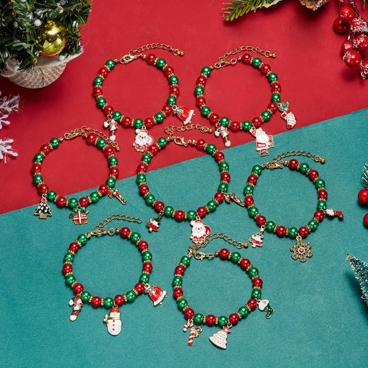 FASHION OIL DROP CHRISTMAS ADJUSTABLE BRACELET_CWAJE2402
