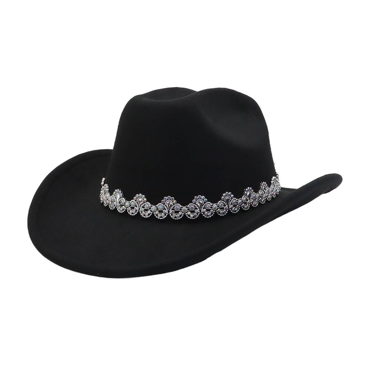Autumn Winter Wool Fedora Hat Western Ethnic Style_CWAH04472