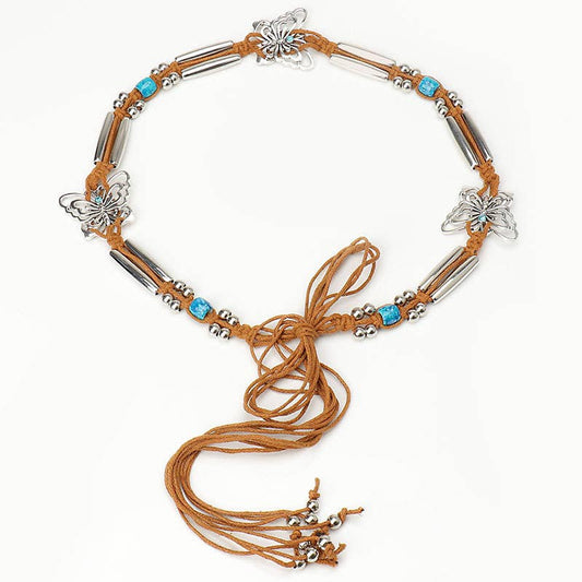 Bohemian ethnic ornaments with a waist chain