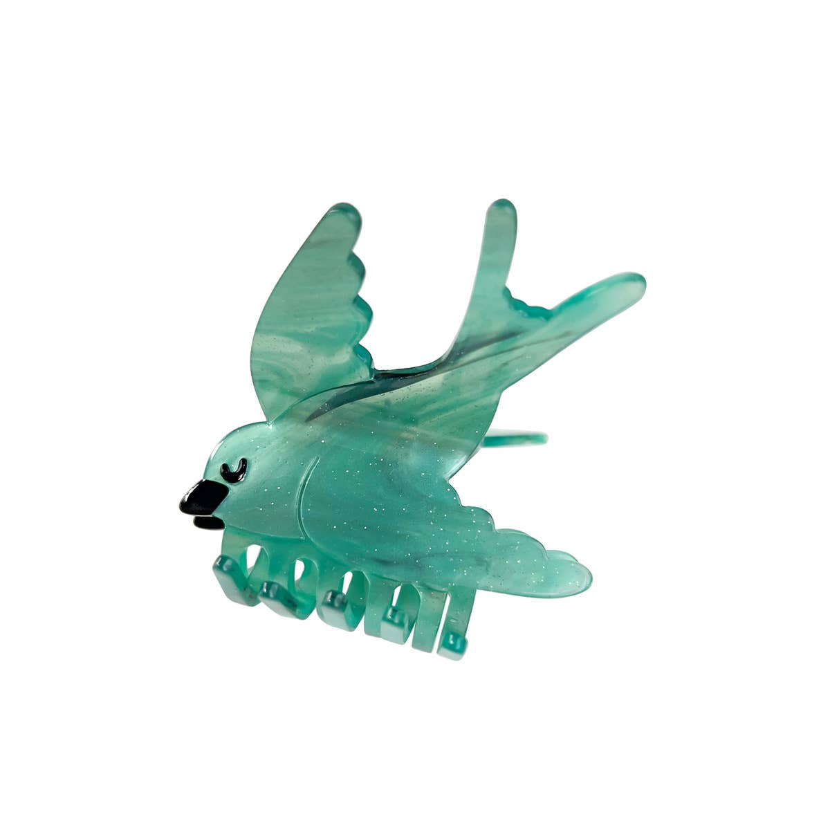 Parake-like acetate board hair clip headwear