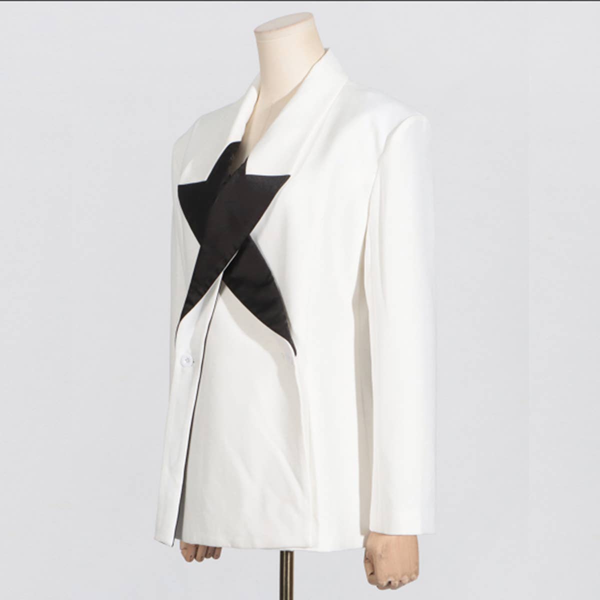 Designer Colorblock Blazer ? Trendy Spring Fit